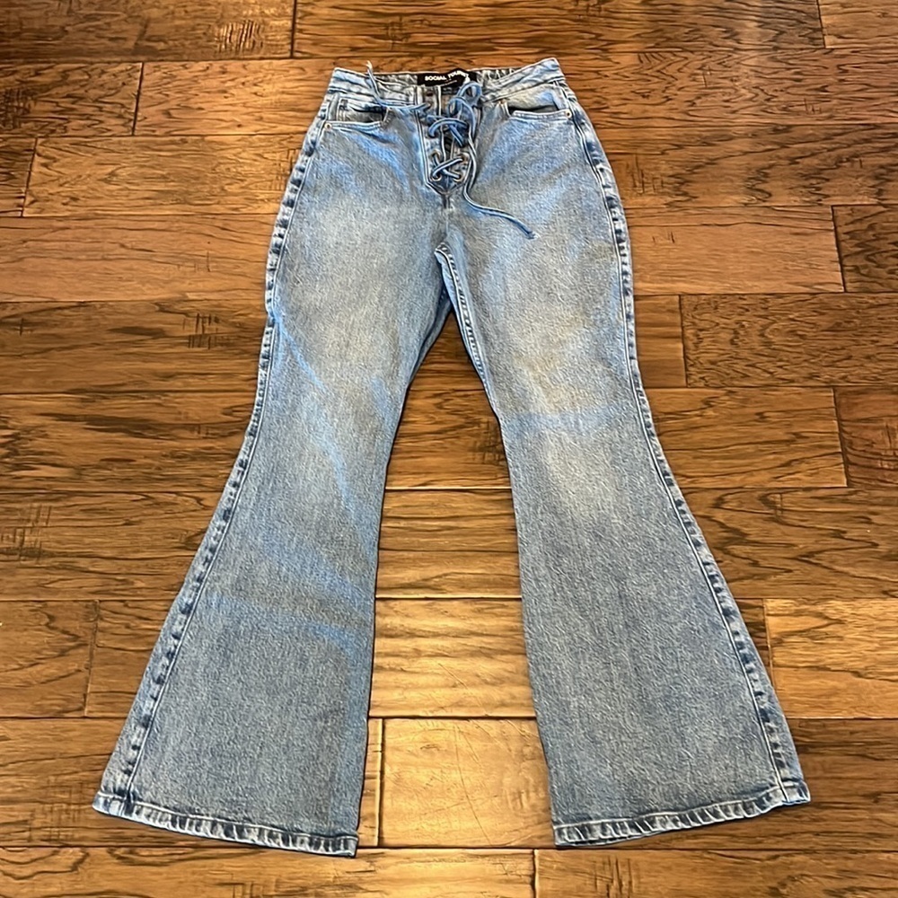 Social Tourist Ultra High Rise Flare Size 24